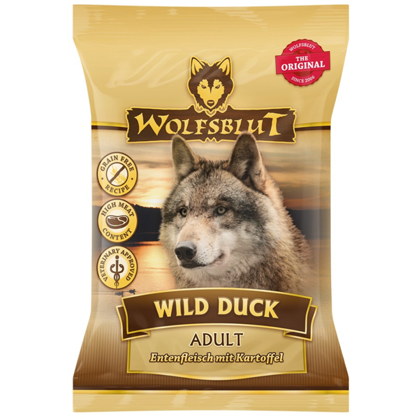 Akc. Wolfsblut Wolfsblut Puppy Wild Duck 100 g.