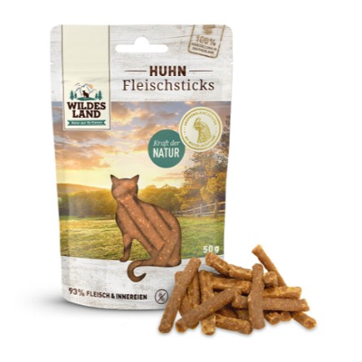 Akc. Wildes Land Cat Chicken Meat Sticks 50g