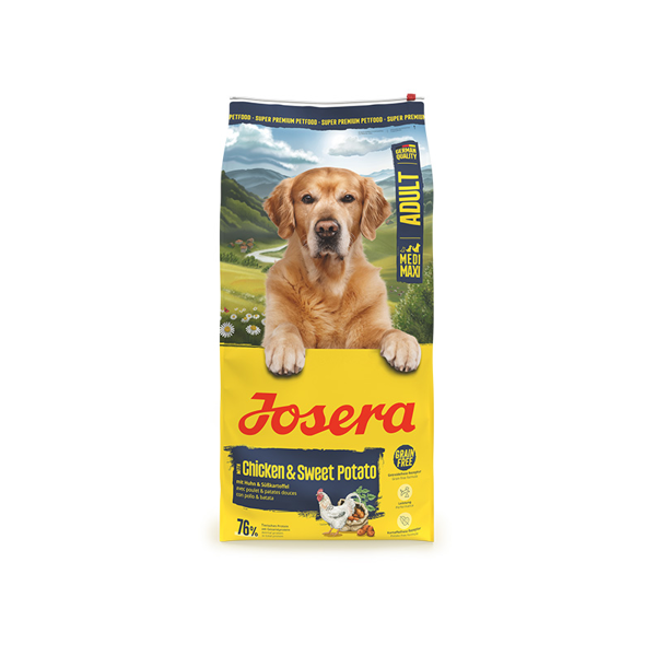 Josera Nature Energetic begrūdis sausas maistas suaugusiems aktyviems šunims 12,5kg