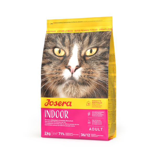 JOSERA Indoor sausas pašaras katėms, 2 kg
