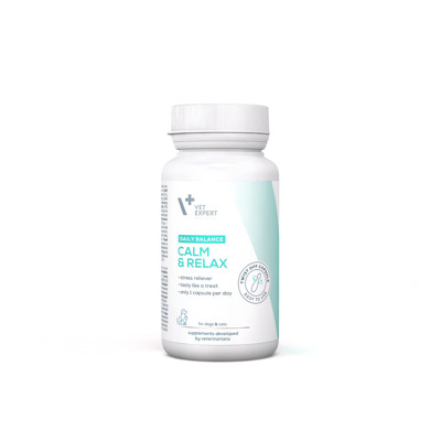 VETEXPERT Calm&Relax pašaro papildas šunims ir katėms, streso mažinimui, N30