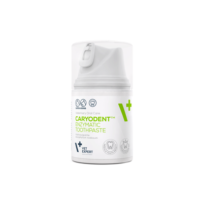 VETEXPERT CARYODENT ENZYMATIC dantų pasta šunims ir katėms, 50ml