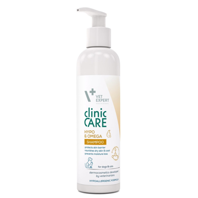 VETEXPERT Hypo&omega šampūnas šunims ir katėms, 250ml