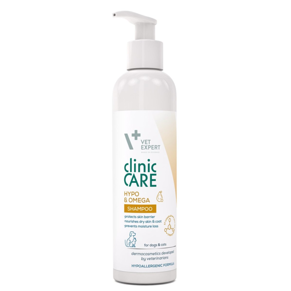 VETEXPERT Hypo&omega šampūnas šunims ir katėms, 250ml