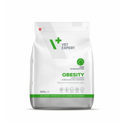 VETEXPERT Veterinary Diet Obesity dietinis sausas pašaras katėms, 400g