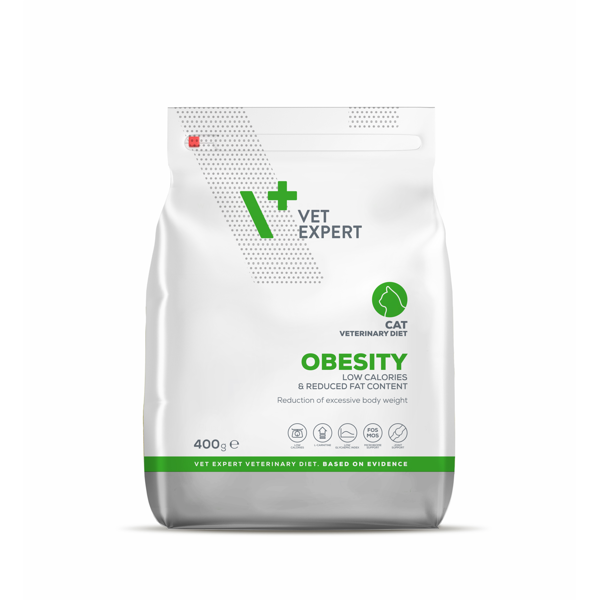 VETEXPERT Veterinary Diet Obesity dietinis sausas pašaras katėms, 400g