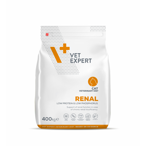 VETEXPERT Veterinary Diet Renal dietinis sausas pašaras katėms, 400g