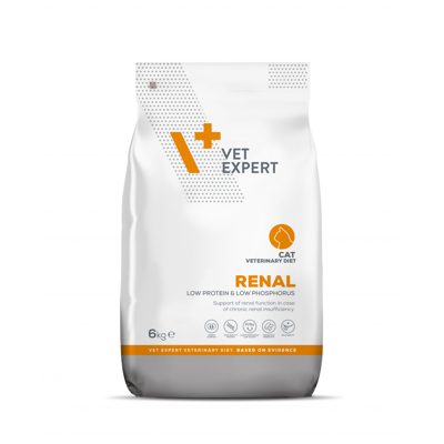 VETEXPERT Veterinary Diet Renal dietinis sausas pašaras katėms, 6kg