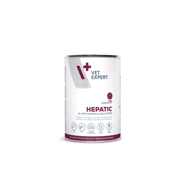 VETEXPERT Veterinary Diet Hepatic dietinis pašaras šunims, 400 g