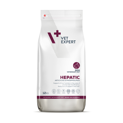VETEXPERT Veterinary Diet Hepatic dietinis sausas pašaras šunims, 12kg