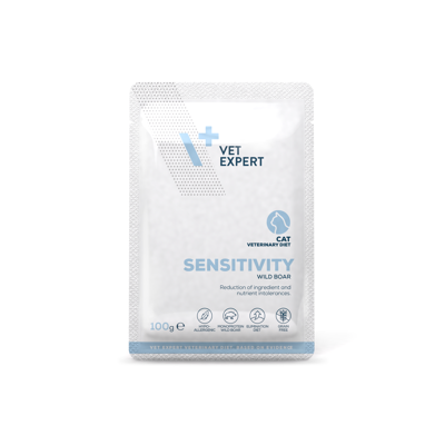 VETEXPERT Veterinary Diet Sensitivity dietinis pašaras katėms, 100g