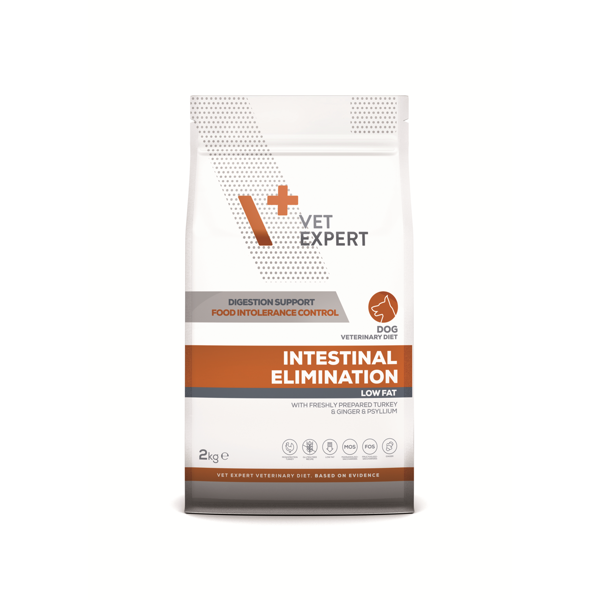 VETEXPERT Veterinary Diet Intestinal elimination dietinis sausas pašaras šunims, 2 kg