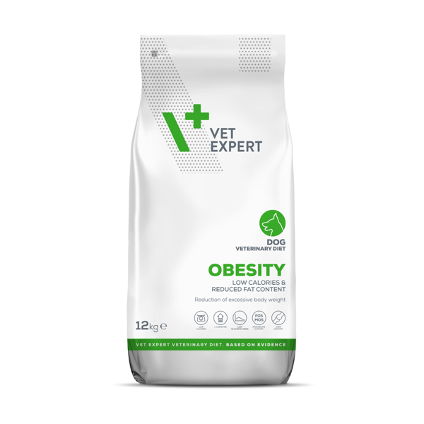 VETEXPERT Veterinary Diet Obesity dietinis sausas pašaras šunims, 12kg