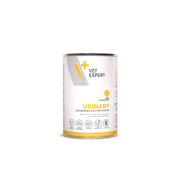 VETEXPERT Veterinary Diet Urinary dietinis pašaras šunims, 400g