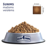 CLUB 4 PAWS Premium visavertis pašaras suaugusiems mažų veislių šunims, 14 kg