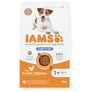 IAMS sausas maistas mažų ir vidutinių veislių šunims su vištiena, 3 kg
