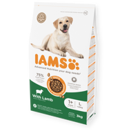IAMS sausas maistas didelių veislių šunims su ėriena, 3 kg