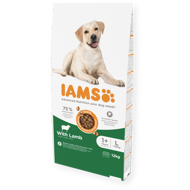 IAMS sausas maistas didelių veislių suaugusiems šunims su ėriena, L, 12 kg