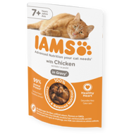 IAMS Delights konservai vyresnėms katėms su vištiena, 85 g