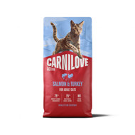 CARNILOVE Active Salmon&Turkey Adult Cat sausas pašaras katėms su lašiša ir kalakutiena, 6 kg