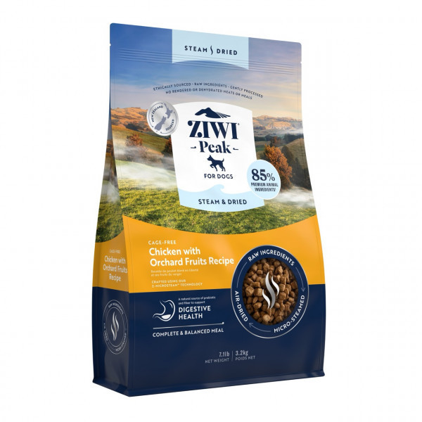 ZIWI Peak Steem&Dried Dog Chicken sausas pašaras šunims su vištiena, 3,2 kg