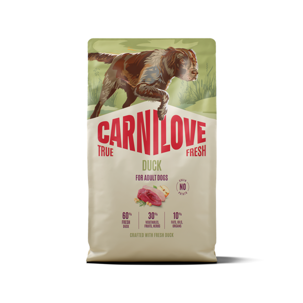 CARNILOVE True Fresh Duck Adult sausas pašaras suaugusiems šunims su antiena, 4 kg