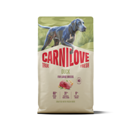 CARNILOVE True Fresh Duck Adult LB sausas pašaras didelių veislių šunims su antiena, 4 kg