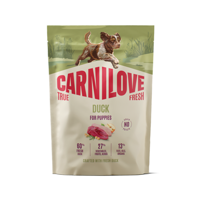 CARNILOVE Active Salmon&Turkey for Puppies sausas pašaras šuniukams su lašiša ir kalakutiena, 1,5 kg