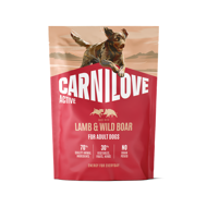 CARNILOVE Active Lamb&Wild Boar Adult sausas pašaras suaugusiems šunims su ėriena, 1,5 kg