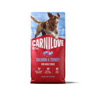 CARNILOVE Active Salmon&Turkey Adult sausas pašaras suaug. šunims su lašiša ir kalakutiena, 12 kg