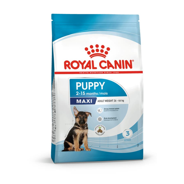 ROYAL CANIN SHN Dog Maxi Puppy sausas pašaras didelių veislių šuniukams, 12 kg