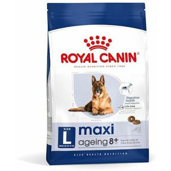 ROYAL CANIN  SHN Dog Maxi Ageing 8+ sausas pašaras vyresniems didelių veislių šuinims, 15 kg