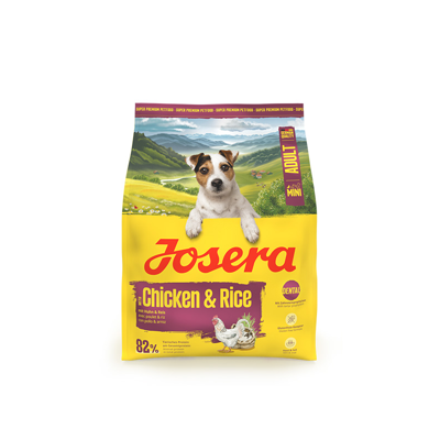 JOSERA Mini Chicken+Rice sausas pašaras mažų veislių šunims, 900g