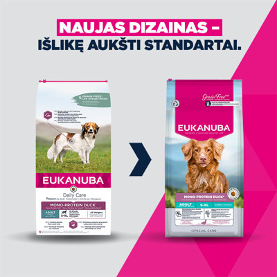 EUKANUBA Special Care Monoprotein sausas pašaras su antiena, AB, 12 kg