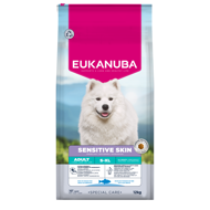 EUKANUBA Special Care Sensitive skin sausas pašaras šunims su žuvimi, AB, 12 kg 