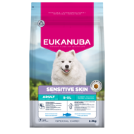 EUKANUBA Special Care Sensitive skin sausas pašaras šunims su žuvimi, AB, 2,3 kg 