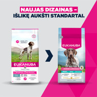 EUKANUBA Special Care Working and Endurance sausas pašaras šunims su vištiena, AB, 15 kg