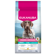 EUKANUBA Special Care Working and Endurance sausas pašaras šunims su vištiena, AB, 15 kg