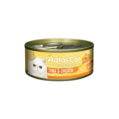 AATAS Tantalizing Tuna & Chicken konservai katėms su tunu ir vištiena drebučiuose  80 g