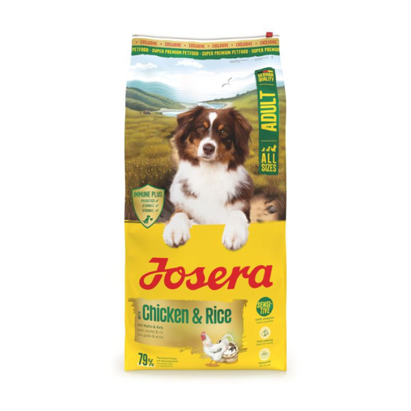 JOSERA POULTRY MENU sausas maistas suaugusiems šunims su paukštiena, 12,5 kg