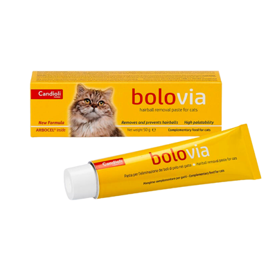 CANDIOLI Bolo Via plaukų sąvėlas šalinanti pasta katėms, 50 g