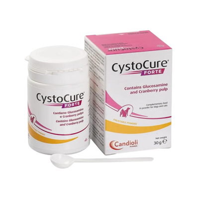 CANDIOLI Cystocure Forte milteliai, šunims ir katėms, 30 g