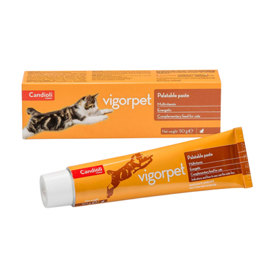 CANDIOLI Vigorpet vitamininė-energetinė pasta katėms, 50 g paveikslėlis