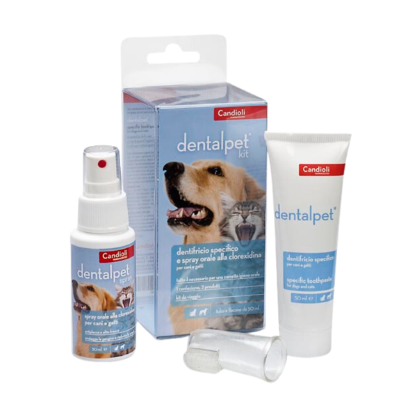 CANDIOLI Dentalpet burnos priežiūros rinkinys šunims ir katėms, N1