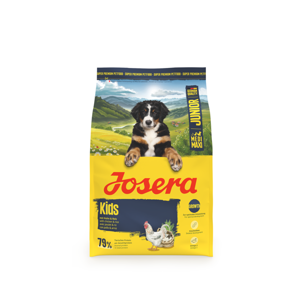 JOSERA Kids sausas pašaras jauniems šunims su paukštiena, 3 kg