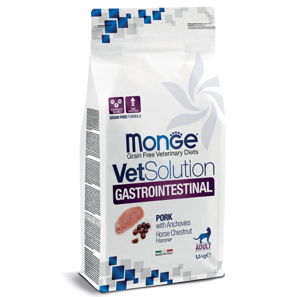MONGE VetSolution Gastrointestinal sausas maistas katėms, 1,5 kg