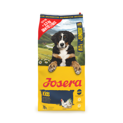 JOSERA Kids pašaras jauniems šunims, 12,5+2,5kg AKCIJA