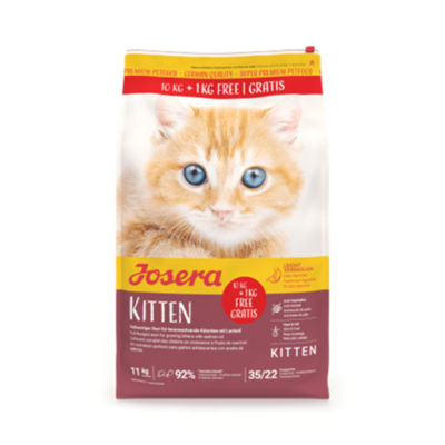    JOSERA Kitten saus.pašaras.kačiukams, 10+1kg AKCIJA