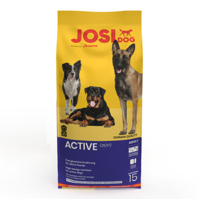 JOSIDOG Active sausas pašaras šunims, 12+3kg AKCIJA