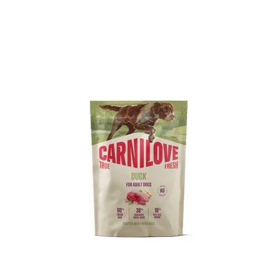 CARNILOVE True Fresh Duck Adult s.m. sausas pašaras šunims su antiena, 1.5 kg